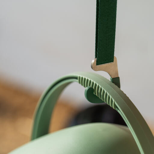 drinker on hangar hook sage green