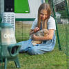 enjoy time with your chickens with the large capacity no waste chicken feeder from omlet