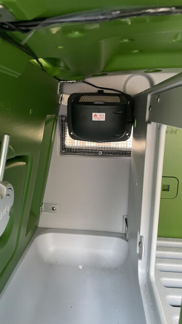 Fan retrofit into Eglu Cube