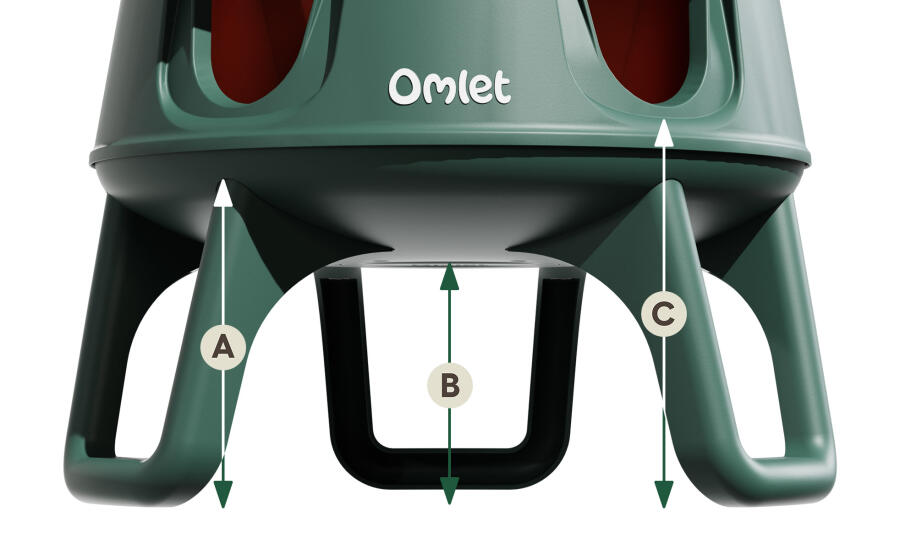 smart feeder leg and base dimensionssmart feeder leg and base dimensions