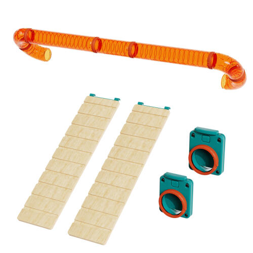 Starter tunnel kit with connection kit for hamsters and gerbils