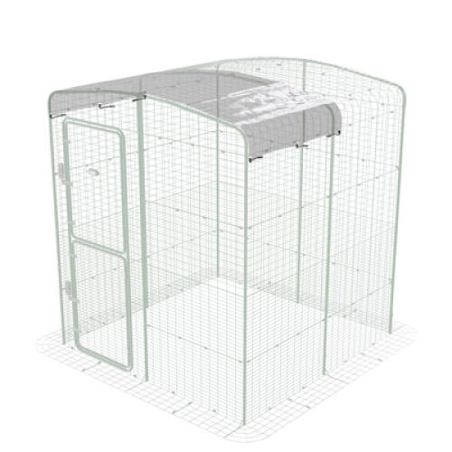 Clear Cover with Gutter Edge for Walk in Run – 2m