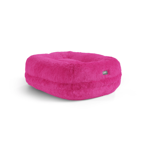 Maya Donut Cat Bed Hot Pink