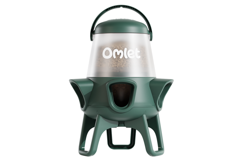 omlet no waste chicken feeder