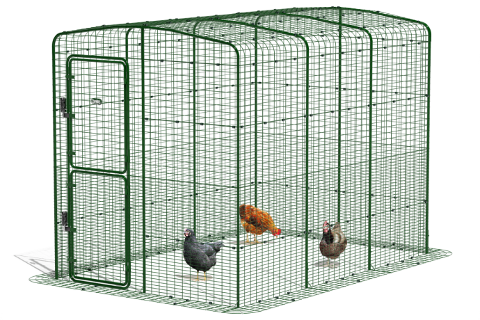 Walk in chicken run by Omlet